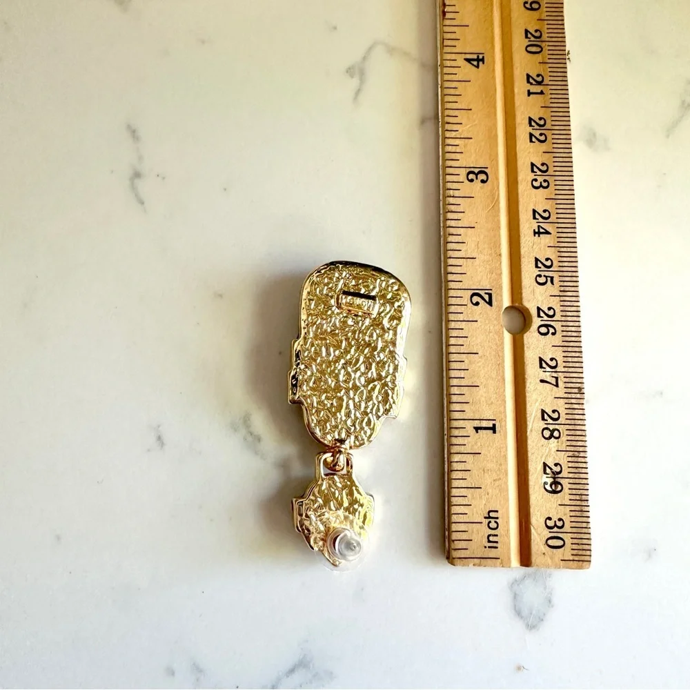 Vintage Style Faux Jade Inlaid Bird Earrings Chinese Art Deco Asian Gift NEW